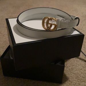 Brand new White Gucci Belt